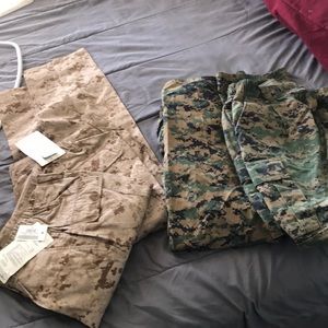 4 pair Small cammie pants